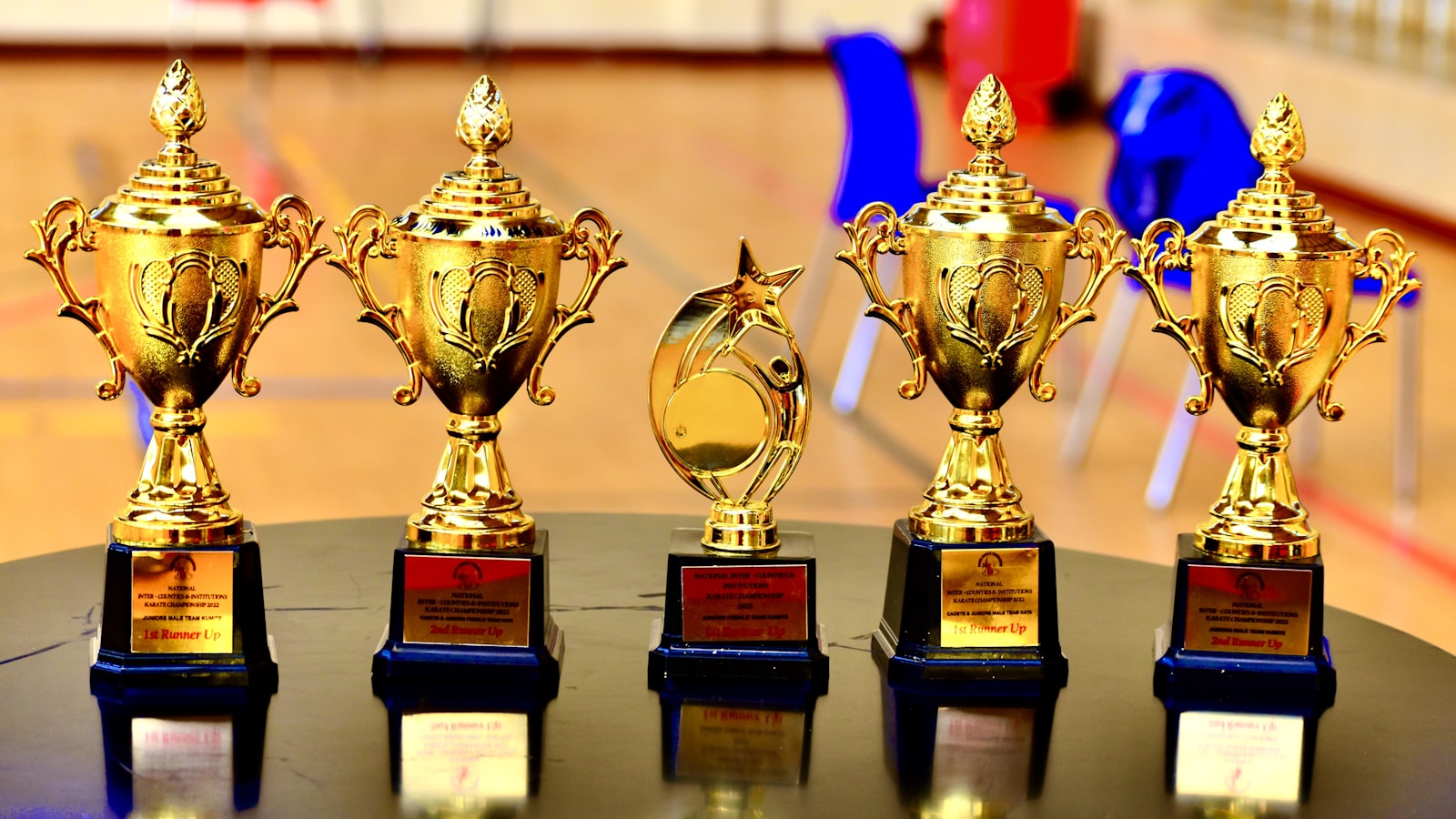 Trophees dores de competition